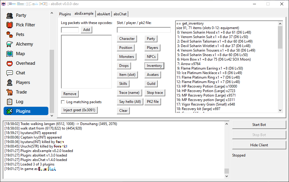 Python plugin system